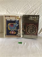 Latch Hook Rug Craft Kit & Hook It Pillow Kit
