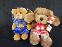 Canadian and Egyptian Stuffed Animal Bears