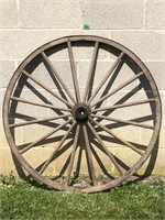 Antique Wagon Wheel, 16 Prong