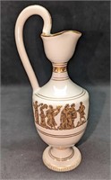 Neofitou White Ceramic With 24K Gold Vase