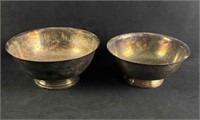 Vintage Silver Plated Footed Bowl Set Gorham