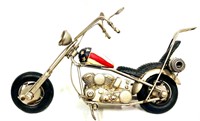 Vintage Harley Davidson Style American Flag Motorc
