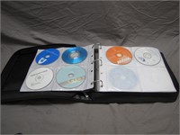 Black Mainstays Binder Filled W/Assorted CD's