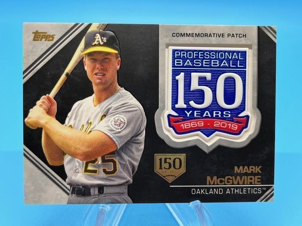 Mark McGwire Topps Commemorative Patch 143/150