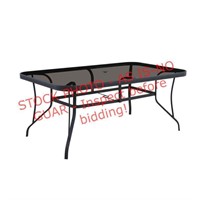 Living Accents Glass Dining Table