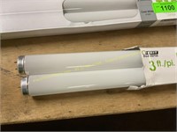 (2)Feit electric 3’ fluorescent linear tube lights