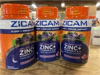 3ct.Zicam zinc+ sleep+ immune support
