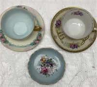 Very Old Cups and Saucers (Chipped and Cracked)