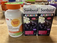 Burt’s bees immune support &2ct.Sambucol for kids