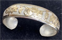 Hawaiian Sterling silver & gold filled bracelet