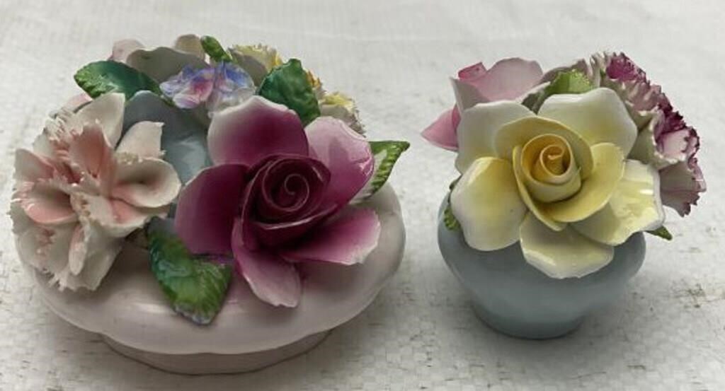 Chorley Chipped Porcelain Flower 3.5x3in