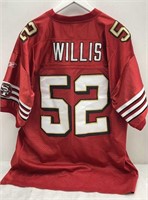NFL Willis Jersey size 52