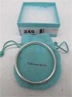 TIFFANY AND CO BANGLE BRACELET1997 .925 2.5 IN WID
