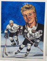 11x14 Wayne Gretzky print numbered/5000