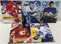 5 Toronto Maple Leafs programs yearbook