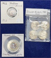 1903 Indian Head, USA / 1964 Silver-Nickel, USA /