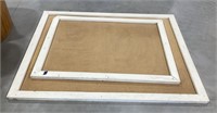 2-Wood framed cork boards-60.75 x 48.75 & 48.75 x