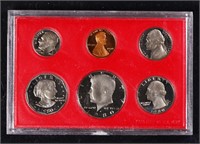 1980 United Stated Mint Proof Set 6 coins