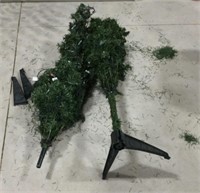 Artificial  6ft Christmas lighted tree-stand is