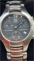 ESQ Swiss Steel Chronograph Grey Dial Quartz w/