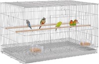 NEW Iron Flight Bird Cage White Retail $50
