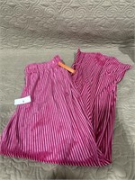 women's small colsie pink velvet pants