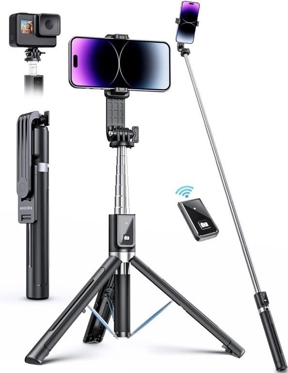 ANXRE 50" Selfie Stick Tripod with Remote