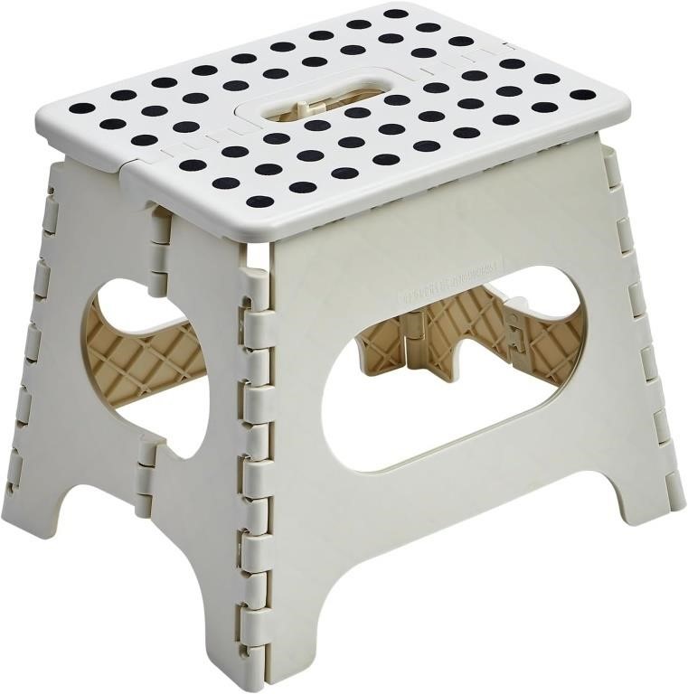 Folding Step Stool with Safety Lock, 11 Inch