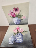 Protea Chinoiserie I - Canvas Print &Protea