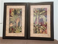 Rodolfo Jimenez 'Bali Garden- set of 2' Framed