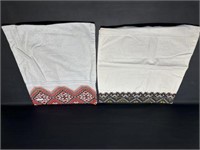 2 Ukrainian Embroidery pillow cases 19"x15"