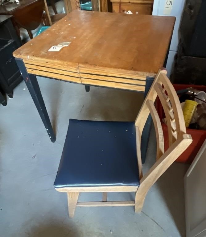 COUNTRY TABLE WITH CHAIR
