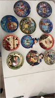 Box of assorted Disney collector plates