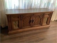 Vintage sears Stereo entertainment center