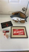 Assorted decor/ jaws / Milwaukee Rd / fireman’s