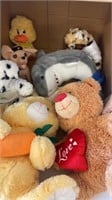 Assorted stuffed animal