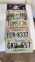Assorted license plates