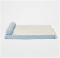 XL Light Blue Sofa Bolster Dog Bed - B&B