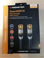 TWIN PACK Monster Cable F-Pin Cable 5m