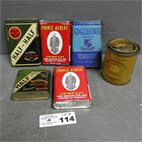 Early Advertising Tobacco Tins