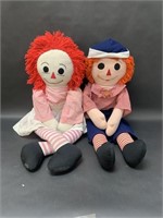 Vintage Raggedy Ann & Andy Dolls