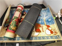 3 Christmas rugs