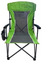 Outdoor Green Gray Foldable Lawn Chair