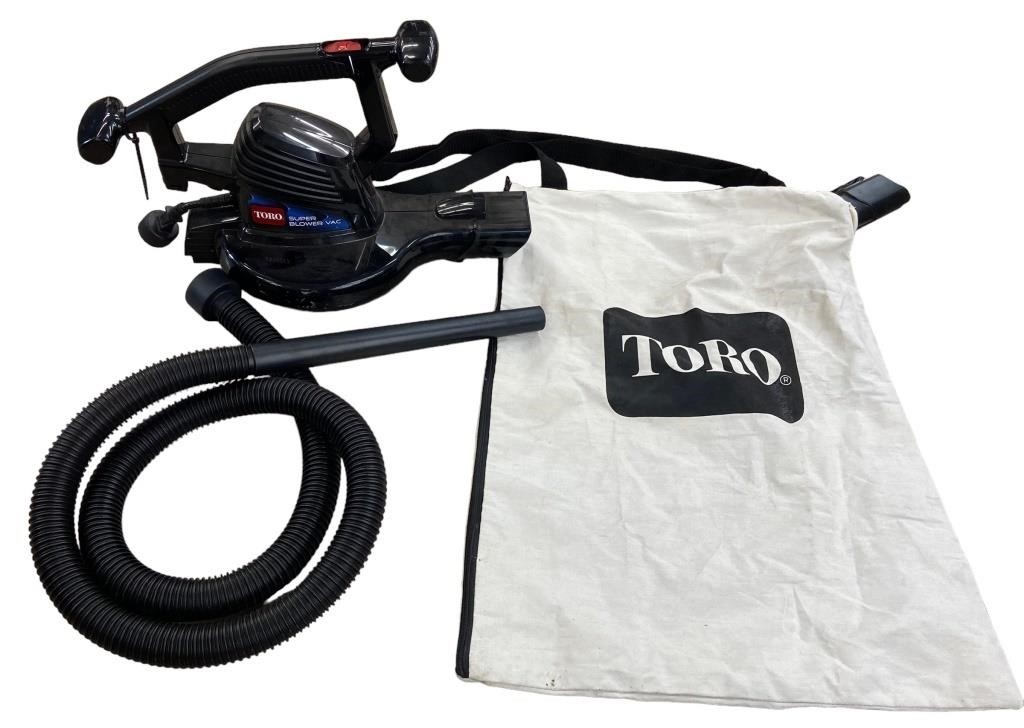 Toro Super Blower Vac with Nozzle, Bag Attachment