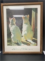 Vintage Kim Starr Cat Print