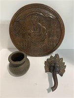 Antique Indo-Persian Bronze Pot & More