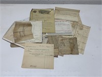 Antique Ephemera Bills and Invoices