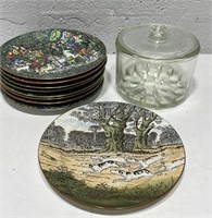 French Haviland Limoges Porcelain Plates