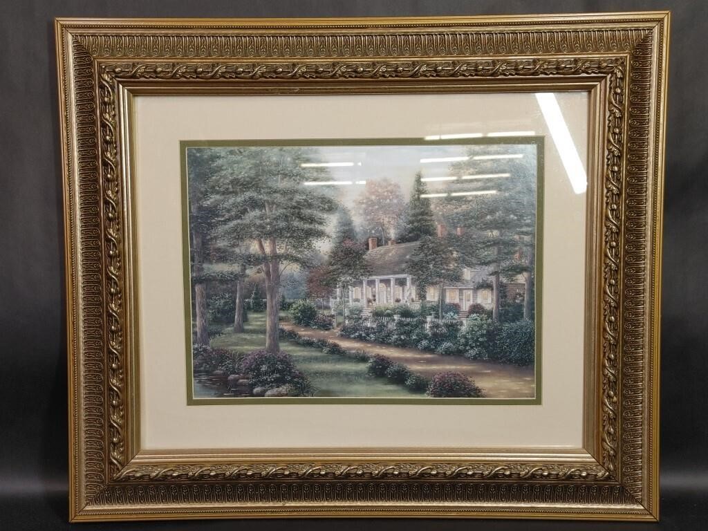 View of a Cottage Framed Print