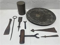 Revolutionary / Civil War Pewter Charger & More